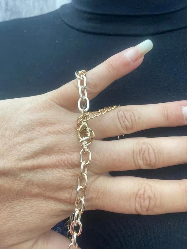 Blaanke kraal ketting met blauwe parels – photo 2